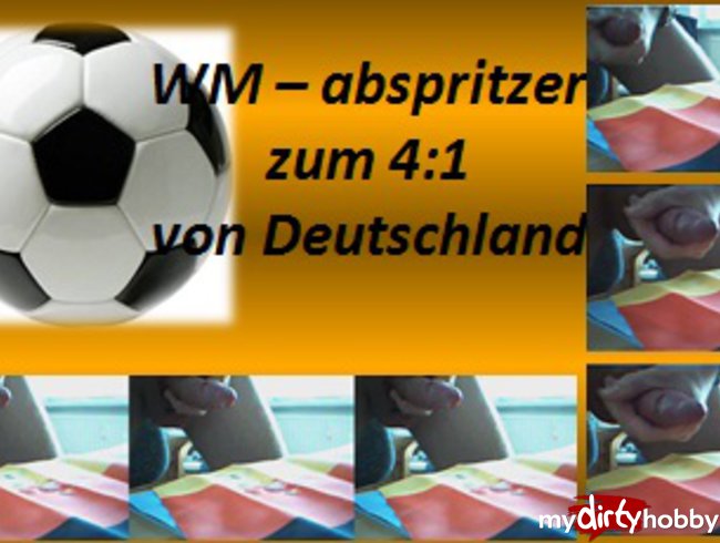 WM abspritzer zum 4:1