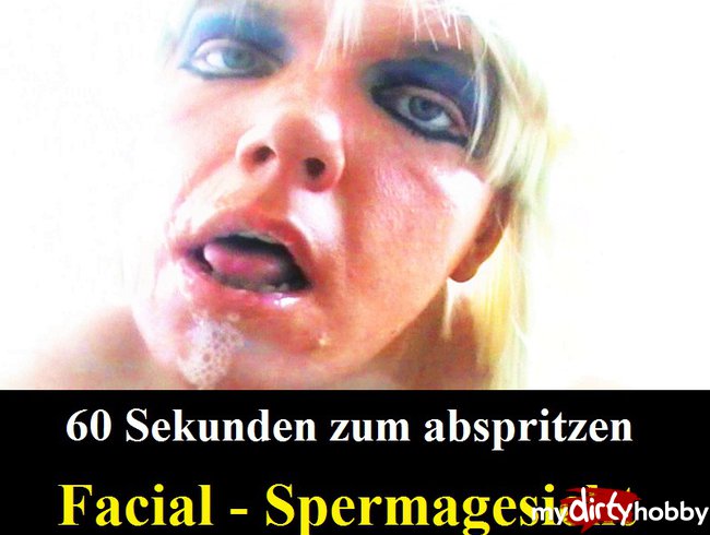 Facial - Gesichtsbesamung - Sperma