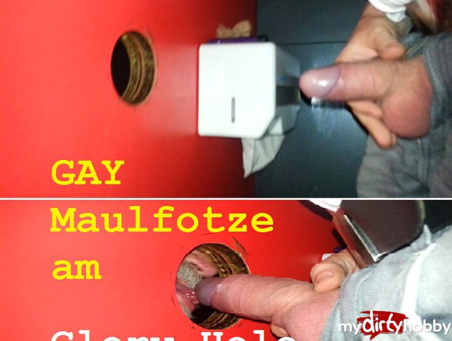 Maulfotze am Glory Hole