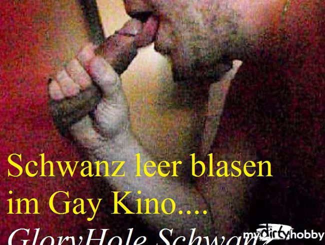 Gay - Schwanz blasen im Gay Kino