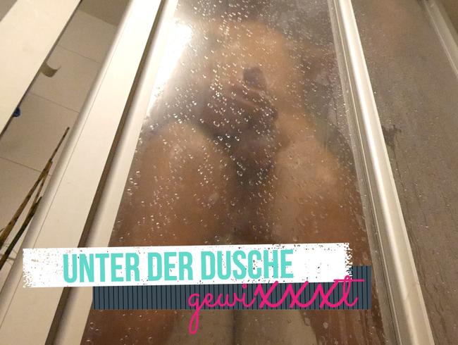 In der Dusche fett abgespritzt !