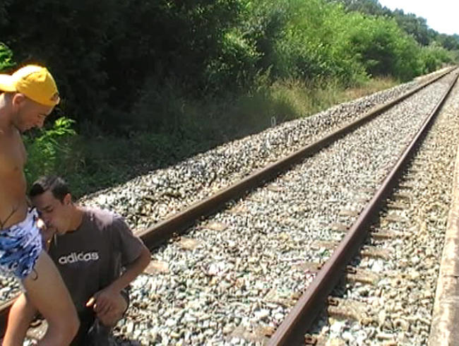 i fuck a twink innocent in outdoor rail train
